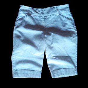 ---  DALIA White Cotton Dress Shorts Cotton Shorts Size 8